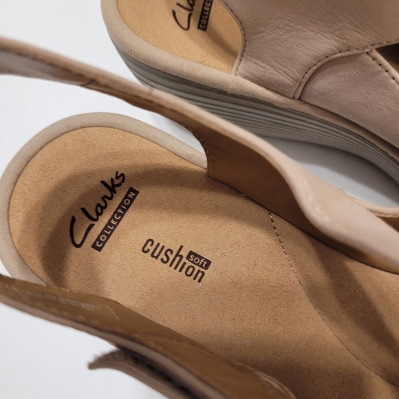 NWOT Clarks Reedly Juno tan sandals size 10 - Picture 2 of 10